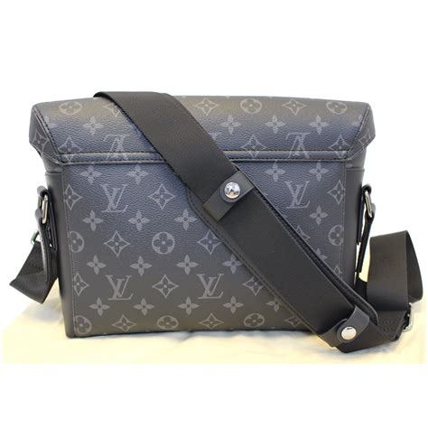 louis vuitton bag ivory with black checks|black Louis Vuitton side bag.